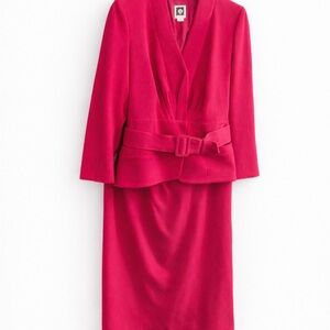 Anne Klein Vibrant Pink Dress